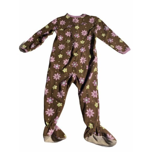 Carter’s Floral Just One Year Sleeper Toddler Girl Size 2T - Picture 2 of 6